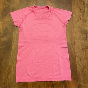 Lululemon Pink Swiftly Tech Short Sleeve Size 10